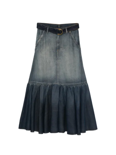 PINKO denim maxi skirt