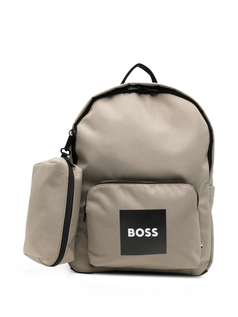 BOSS zip pouch backpack - Verde
