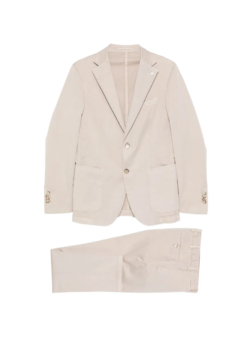 Luigi Bianchi patch pocket blazer - Toni neutri