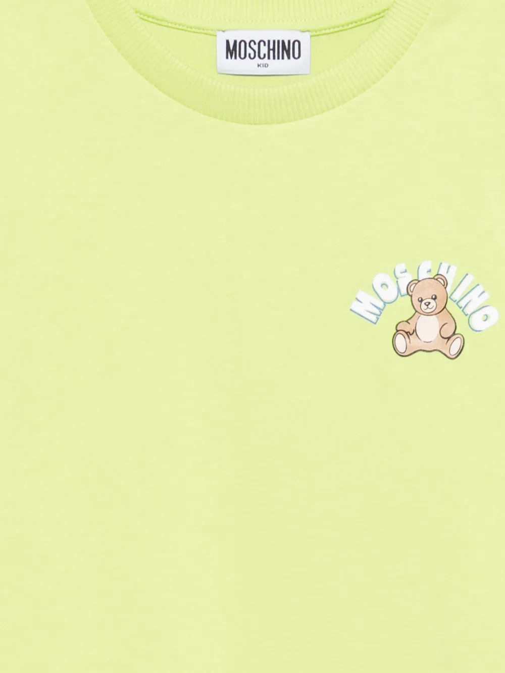 Moschino Kids T-shirt met teddybeerprint Groen