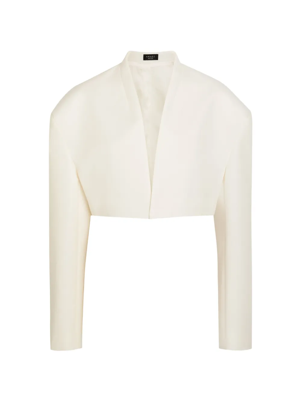 A.W.A.K.E. Mode cropped long-sleeve jacket - Toni neutri