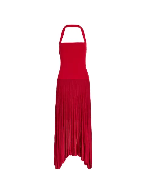 Maria McManus halterneck pleated dress