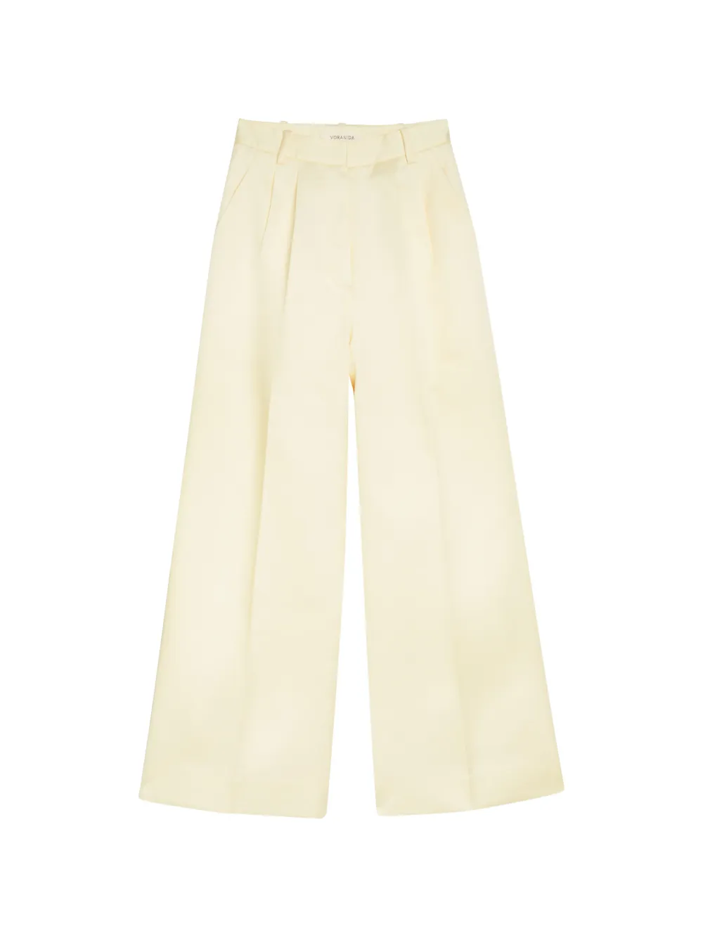 VORANIDA pleated wide-leg trousers - Toni neutri