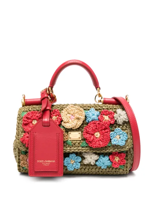 Dolce & Gabbana My Sicily floral-appliqué tote bag