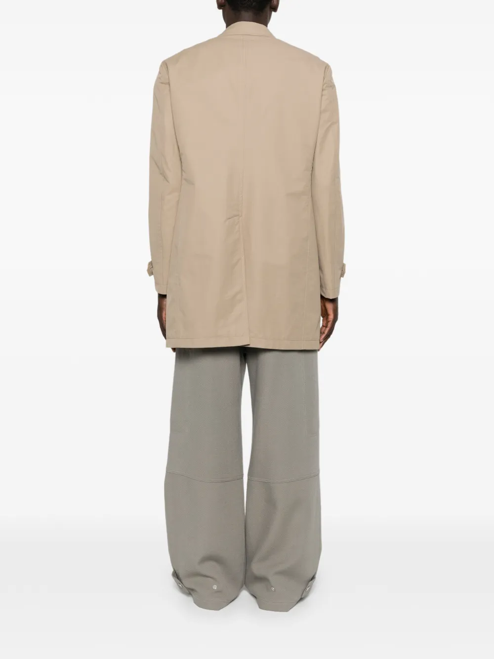 Tagliatore Nolan jas met zak met knopen Beige