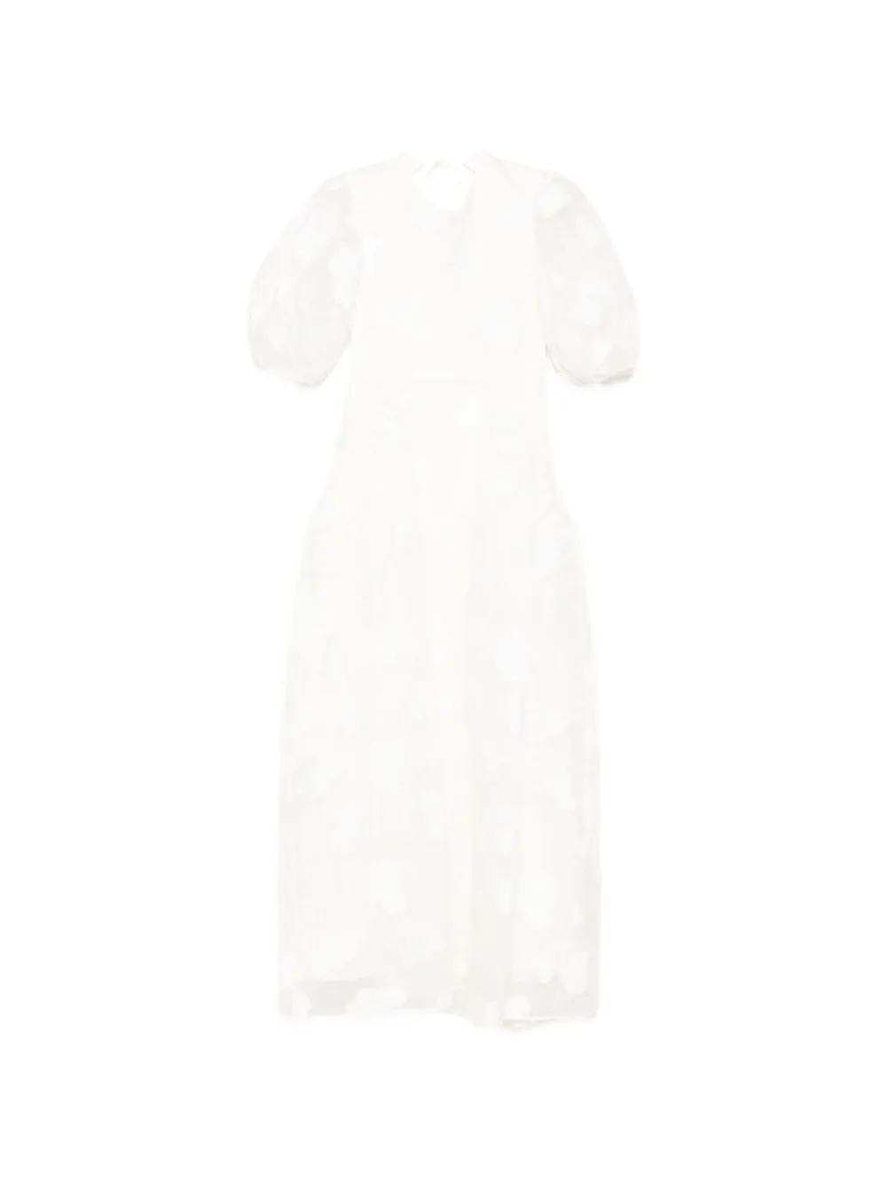 Cecilie Bahnsen Lola organza dress - Bianco