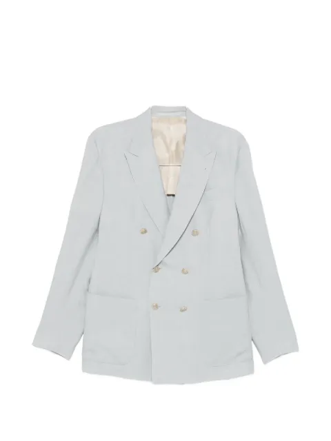 Eleventy double-breasted patch-pocket jacket