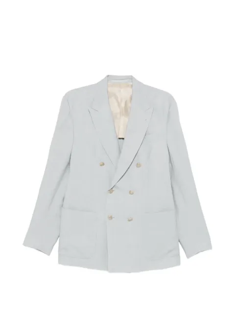 Eleventy double-breasted patch-pocket jacket