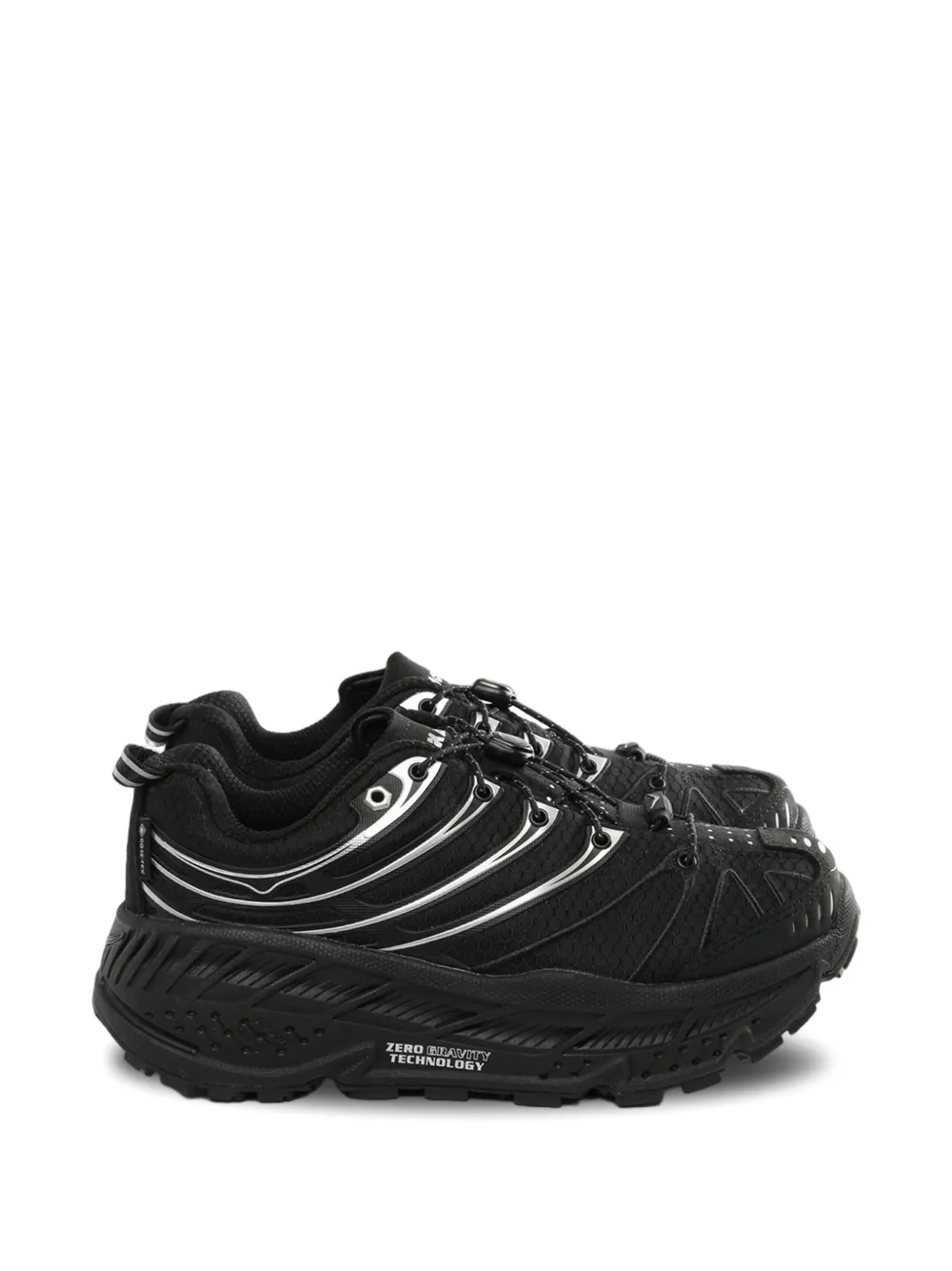 HOKA Stinson Evo Gtx silver-detail sneakers - Nero