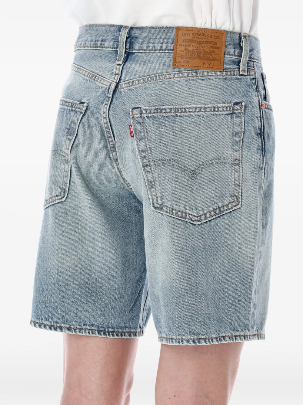Levi's 468 losvallende shorts Blauw