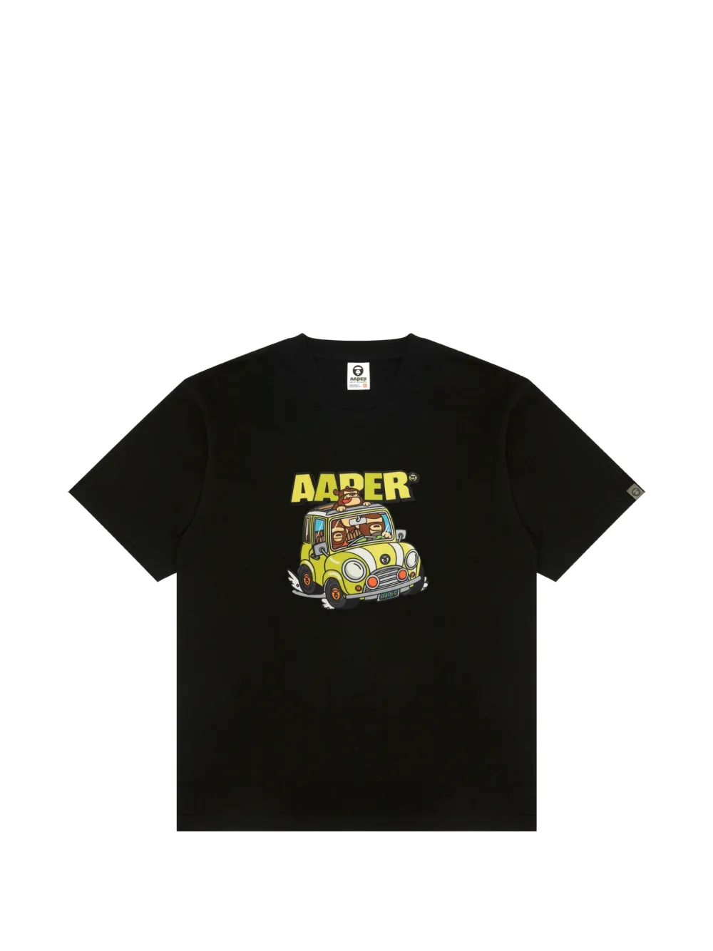 AAPE BY *A BATHING APE® graphic T-shirt - Schwarz