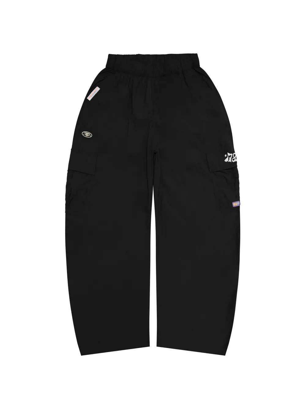 AAPE BY *A BATHING APE® embroidered cargo trousers - Nero