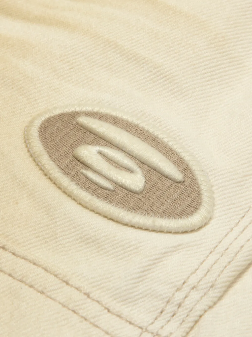 AAPE BY *A BATHING APE Broek met logo Beige