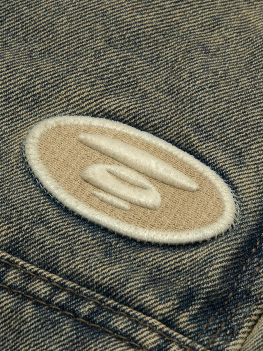AAPE BY *A BATHING APE Jeans met logo Blauw