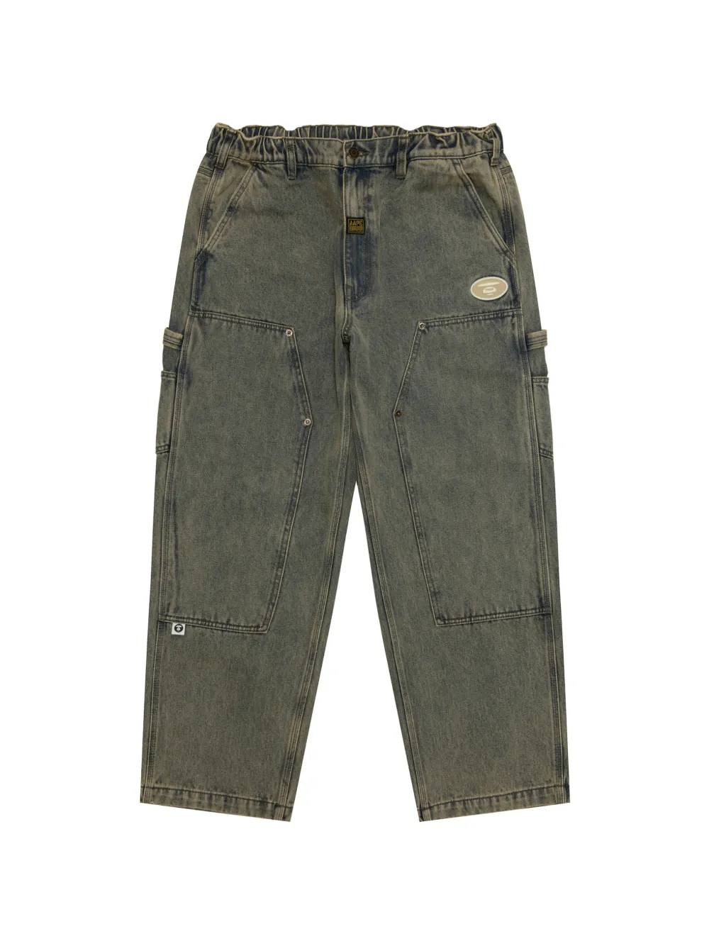 AAPE BY *A BATHING APE® logo jeans - Blu