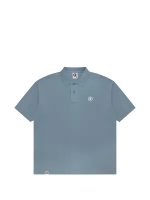AAPE BY *A BATHING APE® ムーンフェイスロゴ ポロシャツ