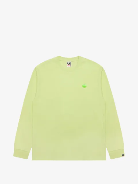 AAPE BY *A BATHING APE® logo-detail long-sleeved T-shirt