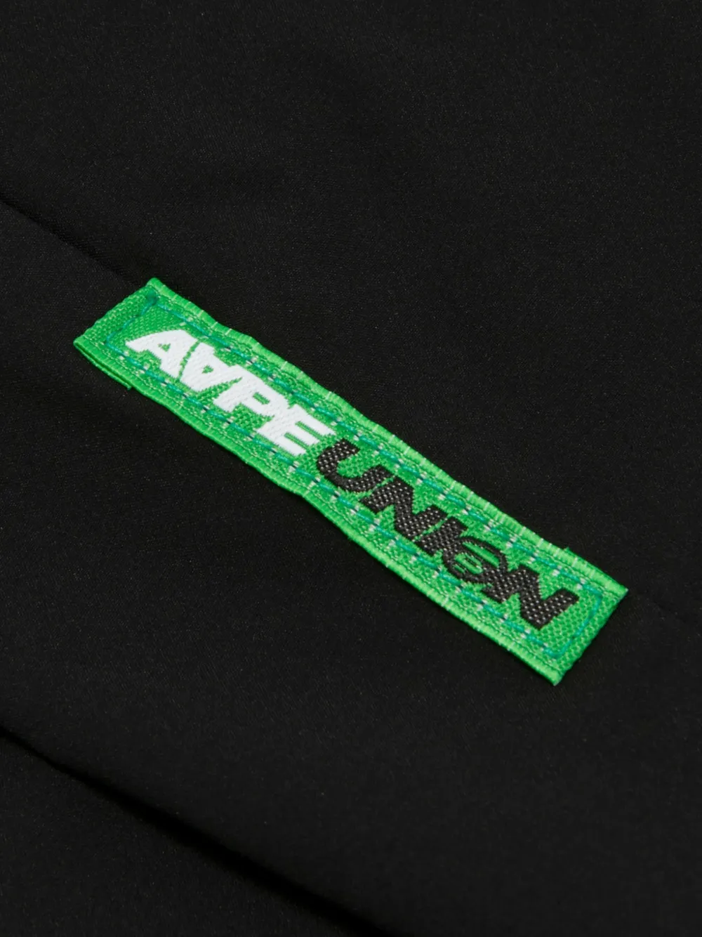 AAPE BY *A BATHING APE Shorts met logopatch Zwart