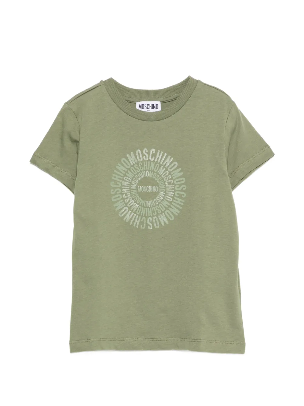 Moschino Kids logo-print T-shirt - Verde