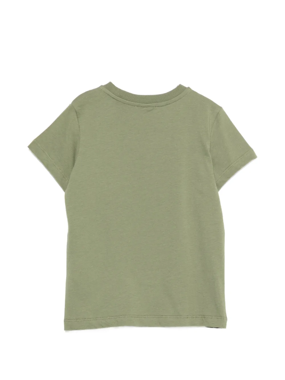 Moschino Kids T-shirt met logoprint Groen