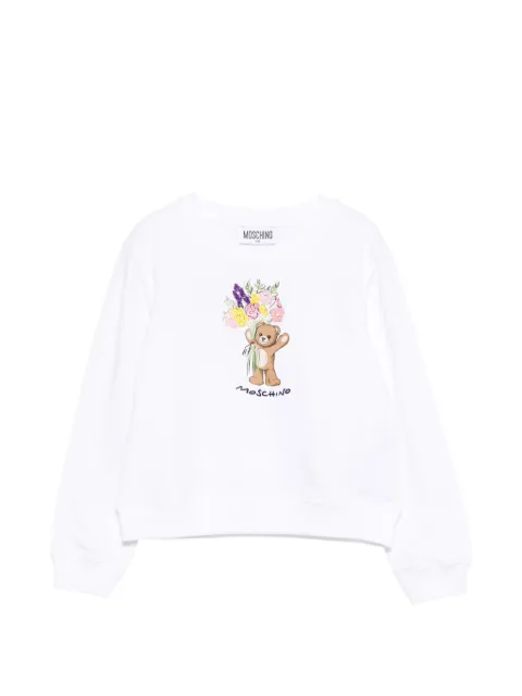 Moschino Kids teddy-motif sweatshirt