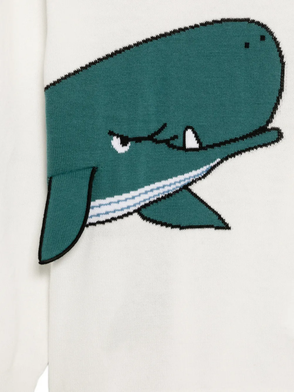  Stella Mccartney Kids Whale-print Sweater - White 