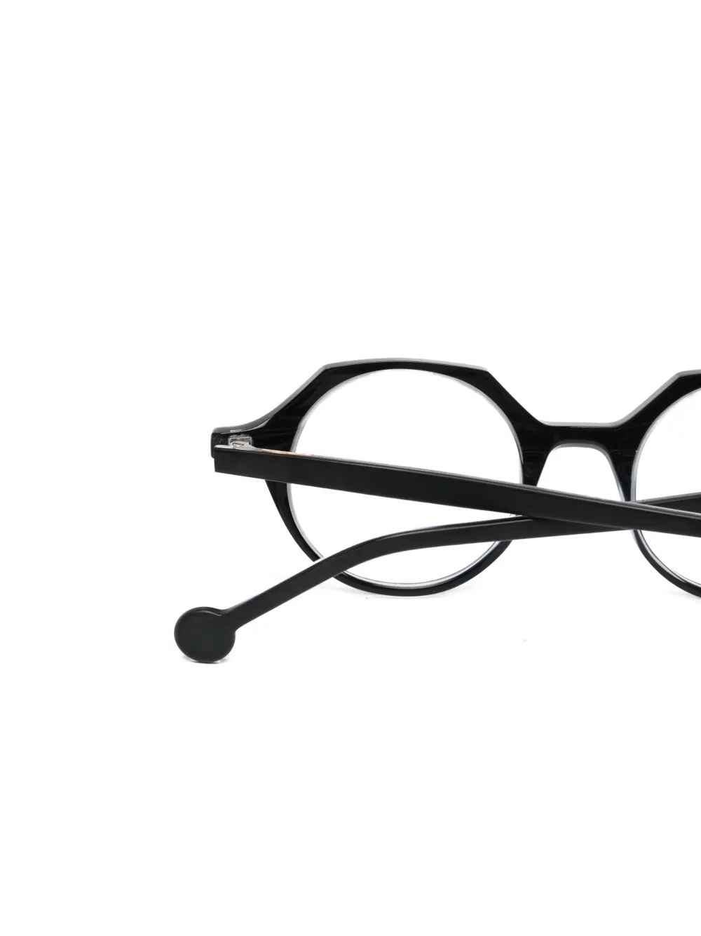  L.a. Eyeworks Round Quill Glasses - Black 