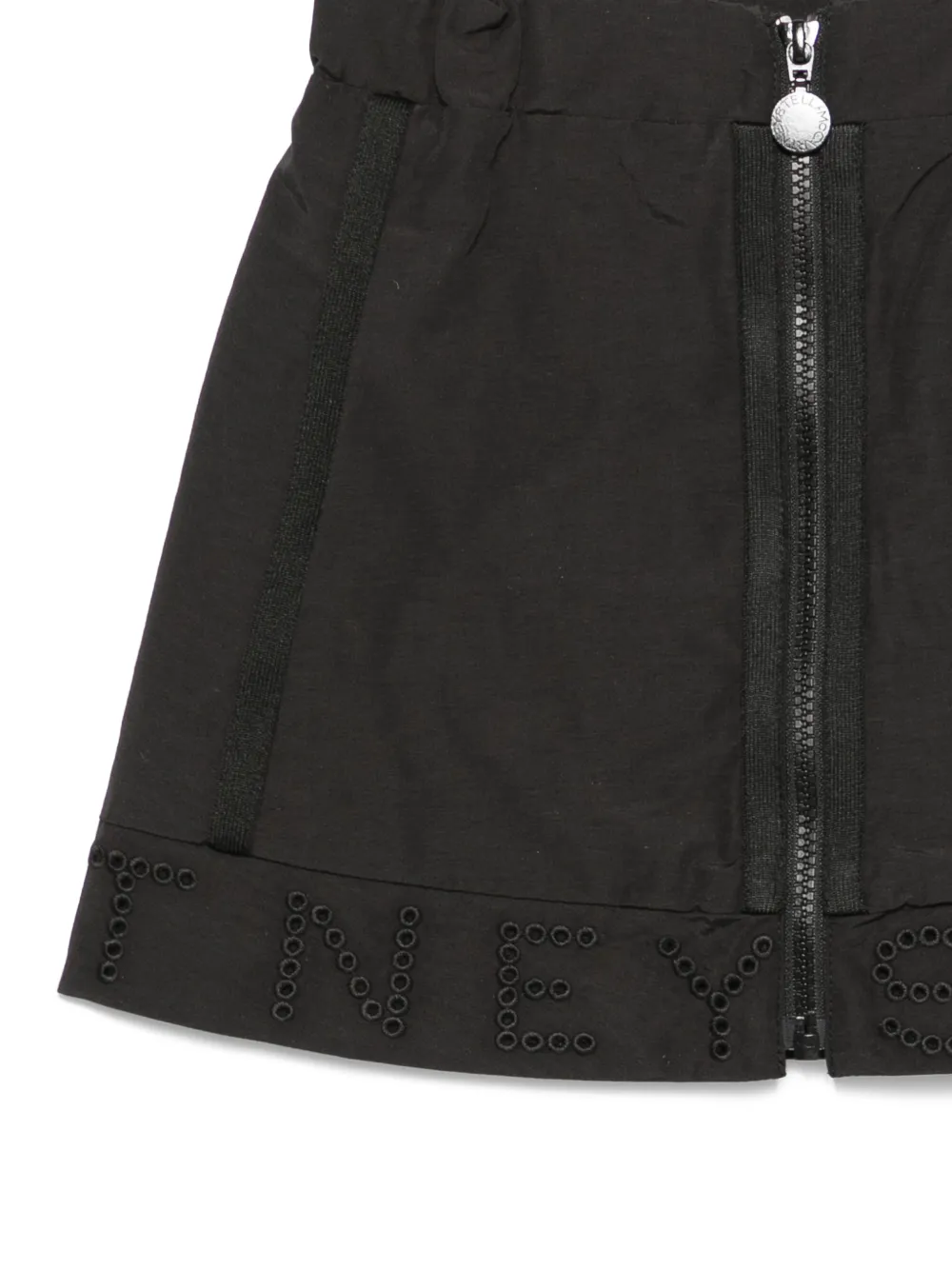  Stella Mccartney Kids A-line Lettering Skirt - Black 