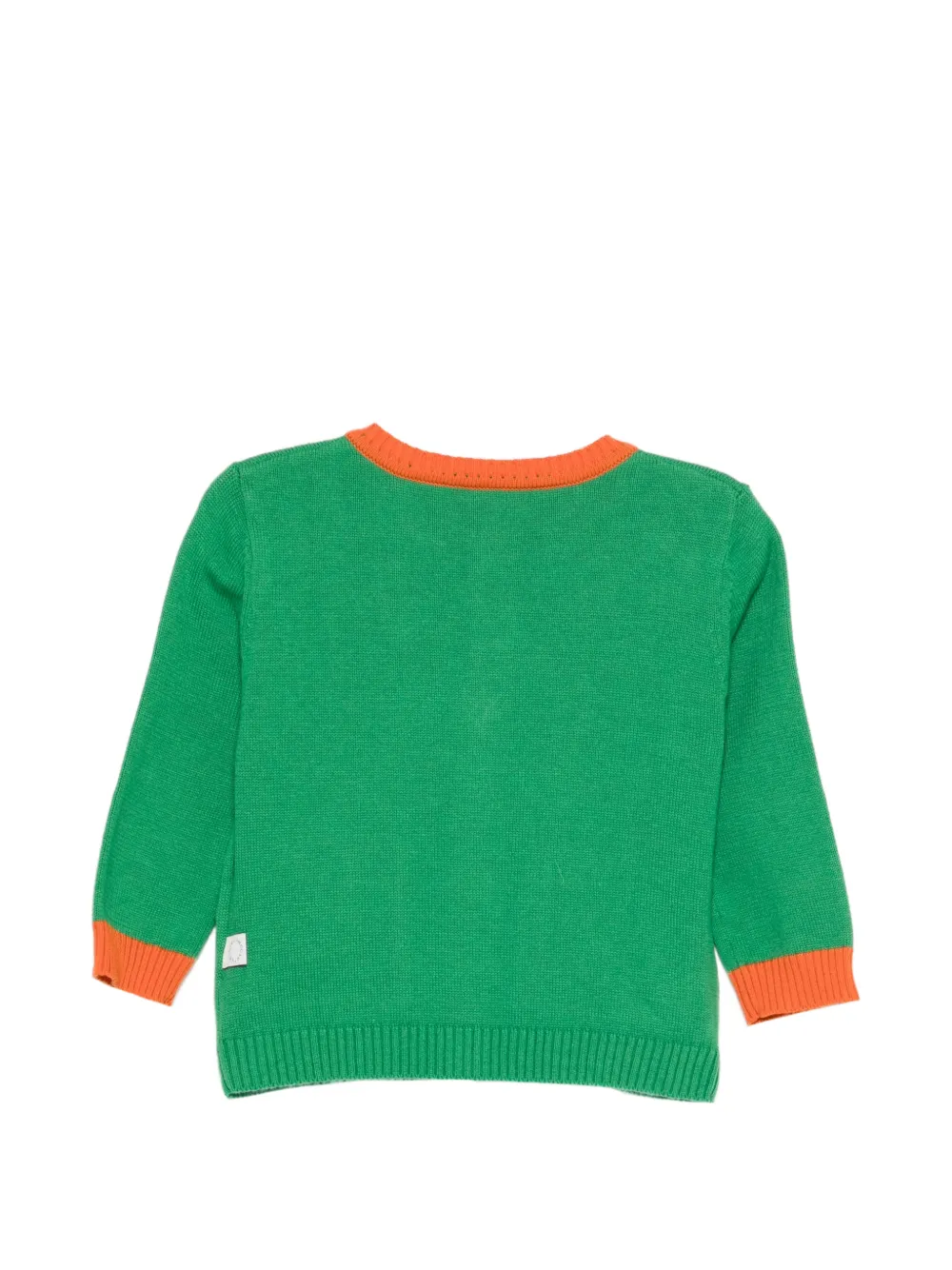 Stella McCartney Kids Vest met smiley applicatie Groen