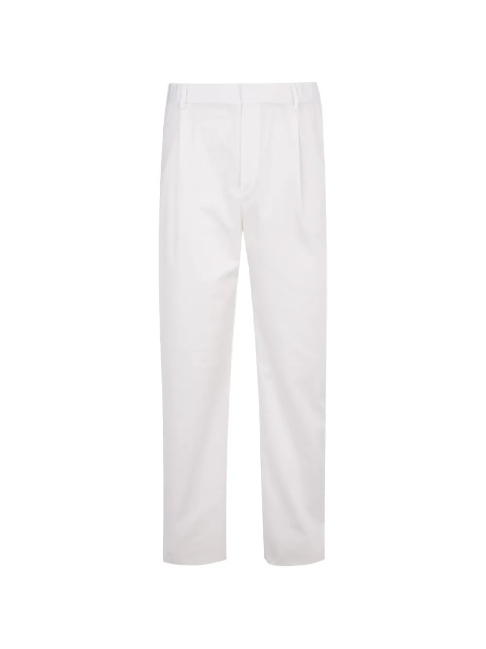Agnona pleated trousers - Bianco