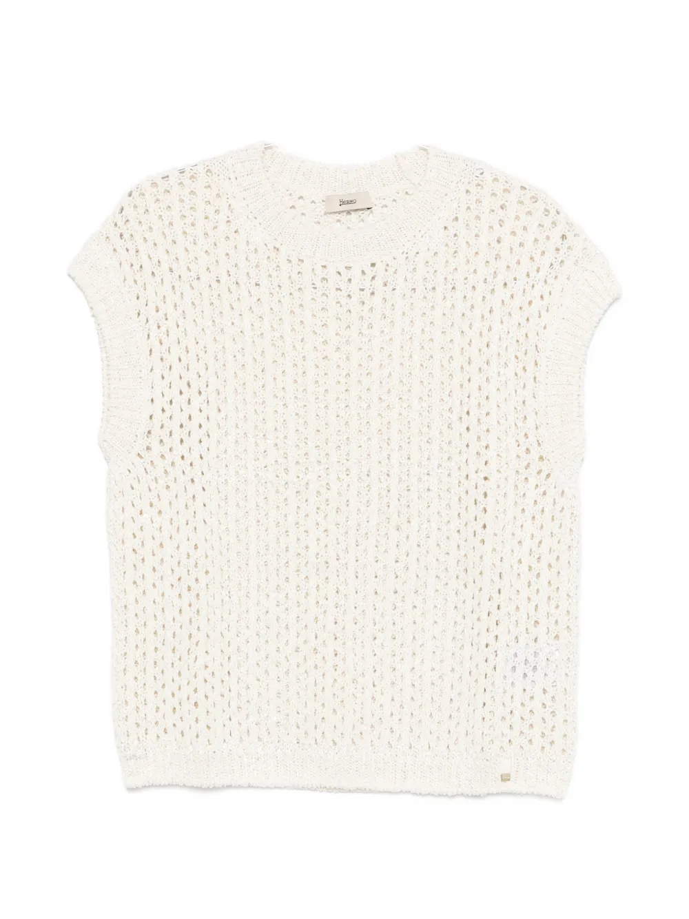 Herno open-stitch knitted top - Toni neutri