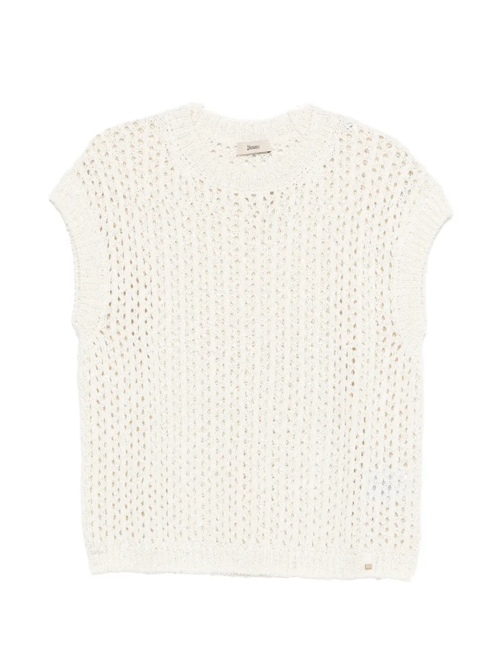 Herno open-stitch knitted top - Toni neutri