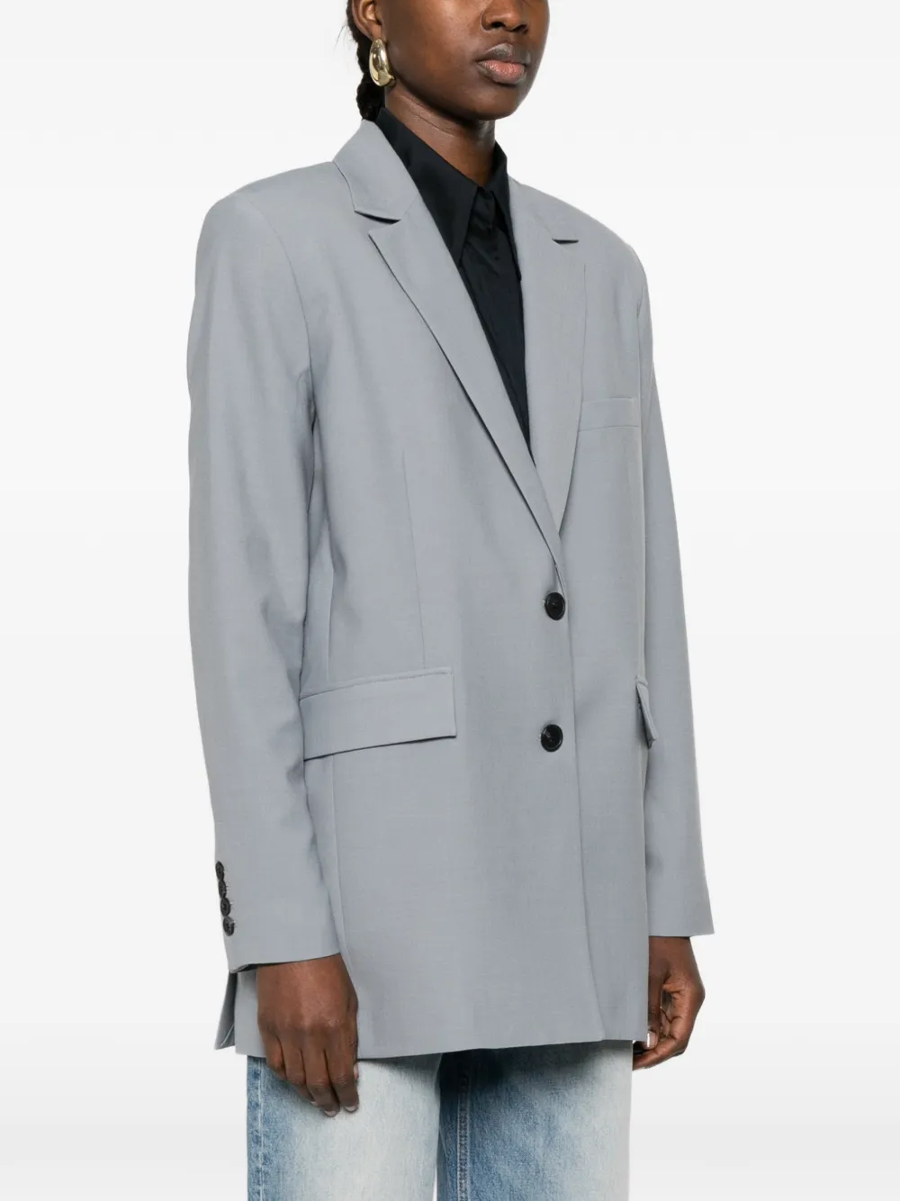  Iro Single-breasted Blazer - Grey 