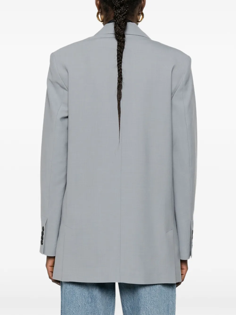 IRO Blazer met zak en knopen Grijs