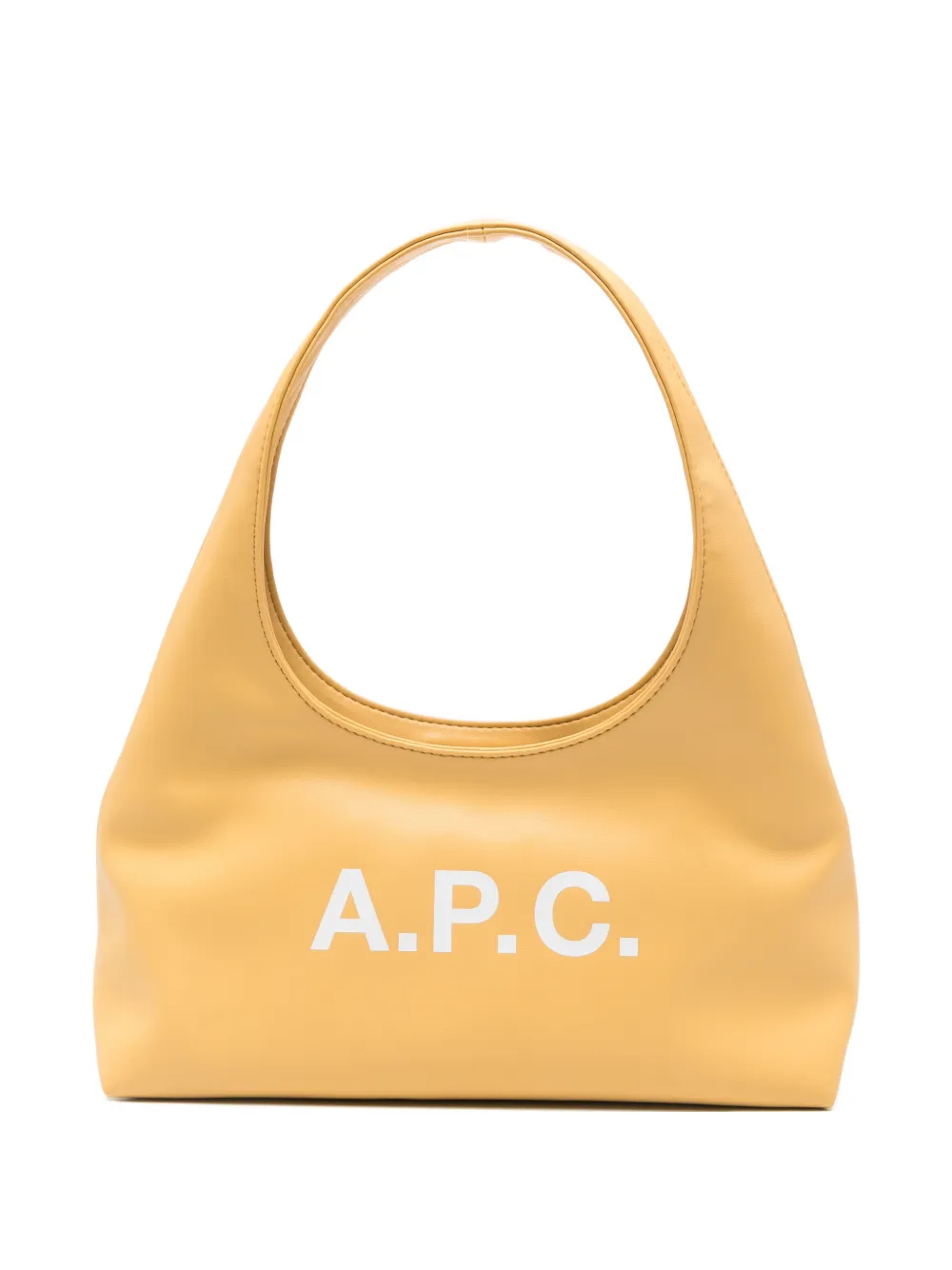 A.P.C. logo-print soulder bag - Giallo