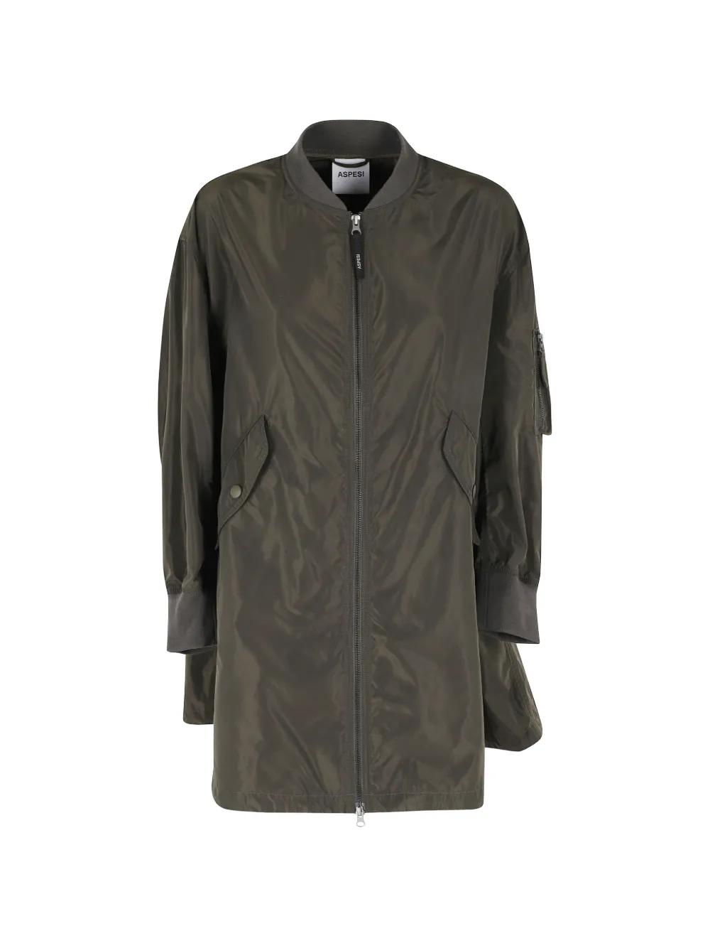 ASPESI ribbed bomber jacket - Verde