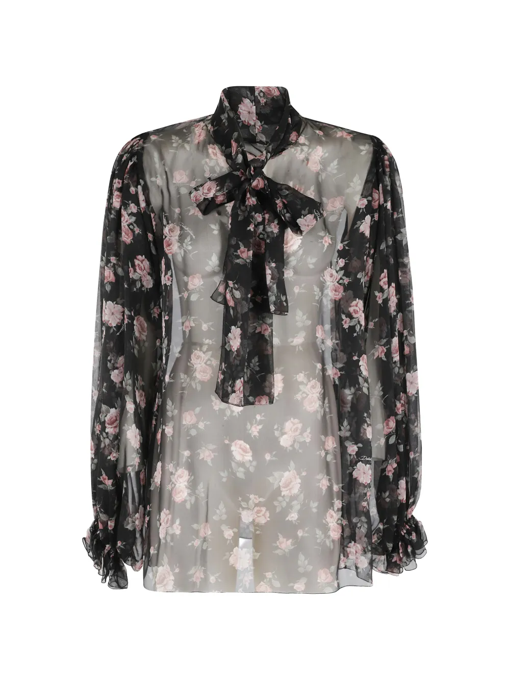 Dolce & Gabbana floral-print blouse - Nero