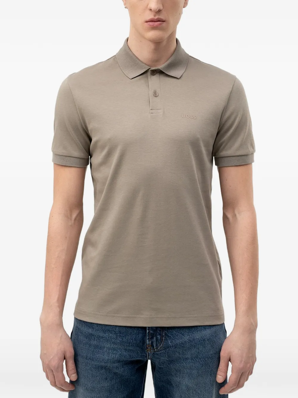 BOSS Pallas polo shirt – Neutrals BOSS Pallas polo shirt – Neutrals