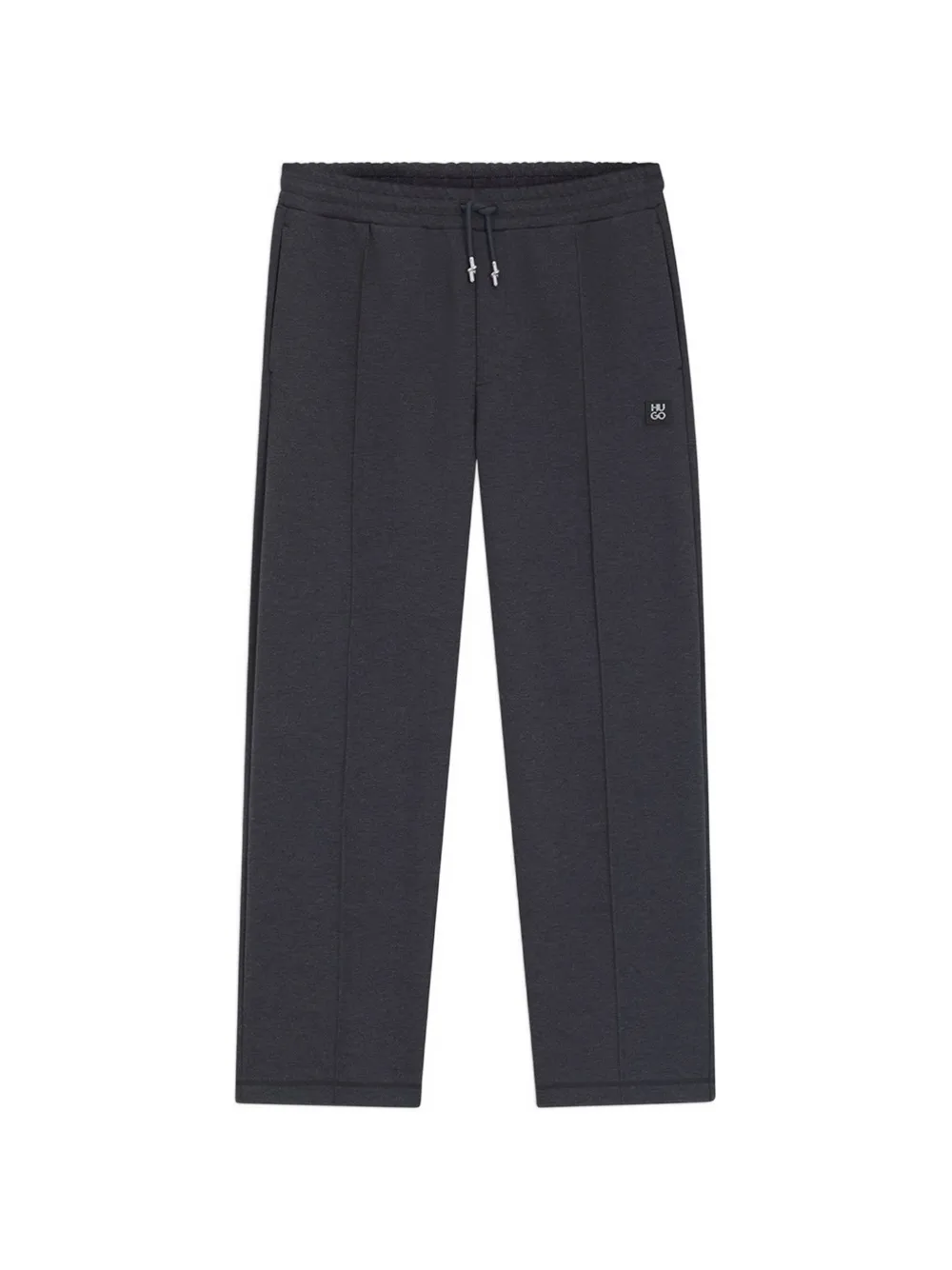 HUGO logo-patch trousers - Grigio