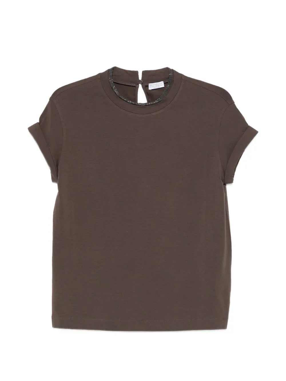 Brunello Cucinelli crew-neck T-shirt - Marrone