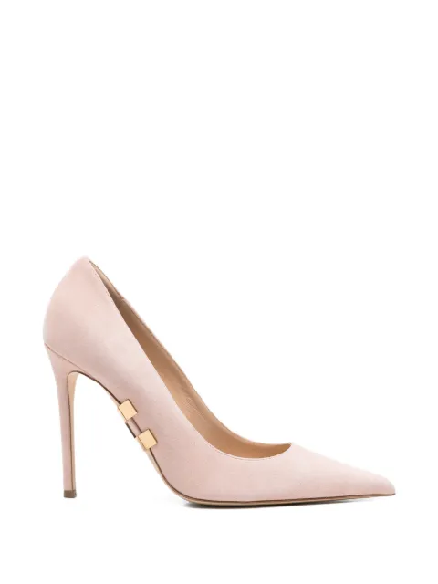 Elisabetta Franchi escarpins à logo métallisé