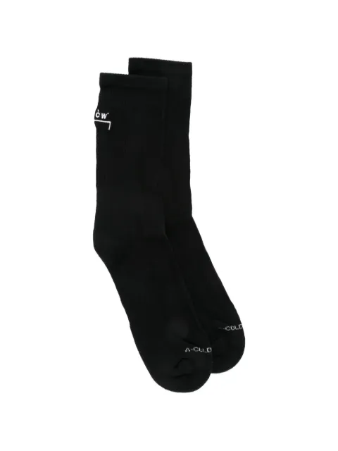 A-COLD-WALL* logo-print ribbed socks