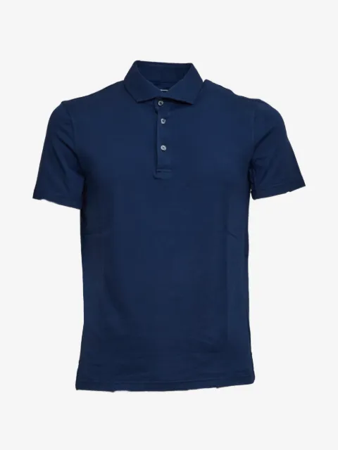 Fedeli mother-of-pearl button polo shirt