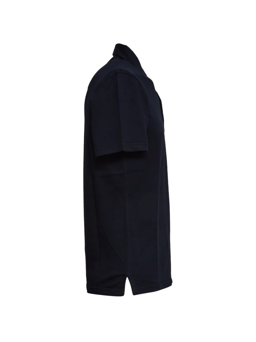 Fedeli Katoenen poloshirt met parelmoer knopen Blauw