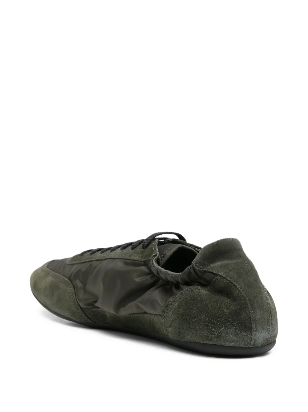 Prada ruched sneakers Groen