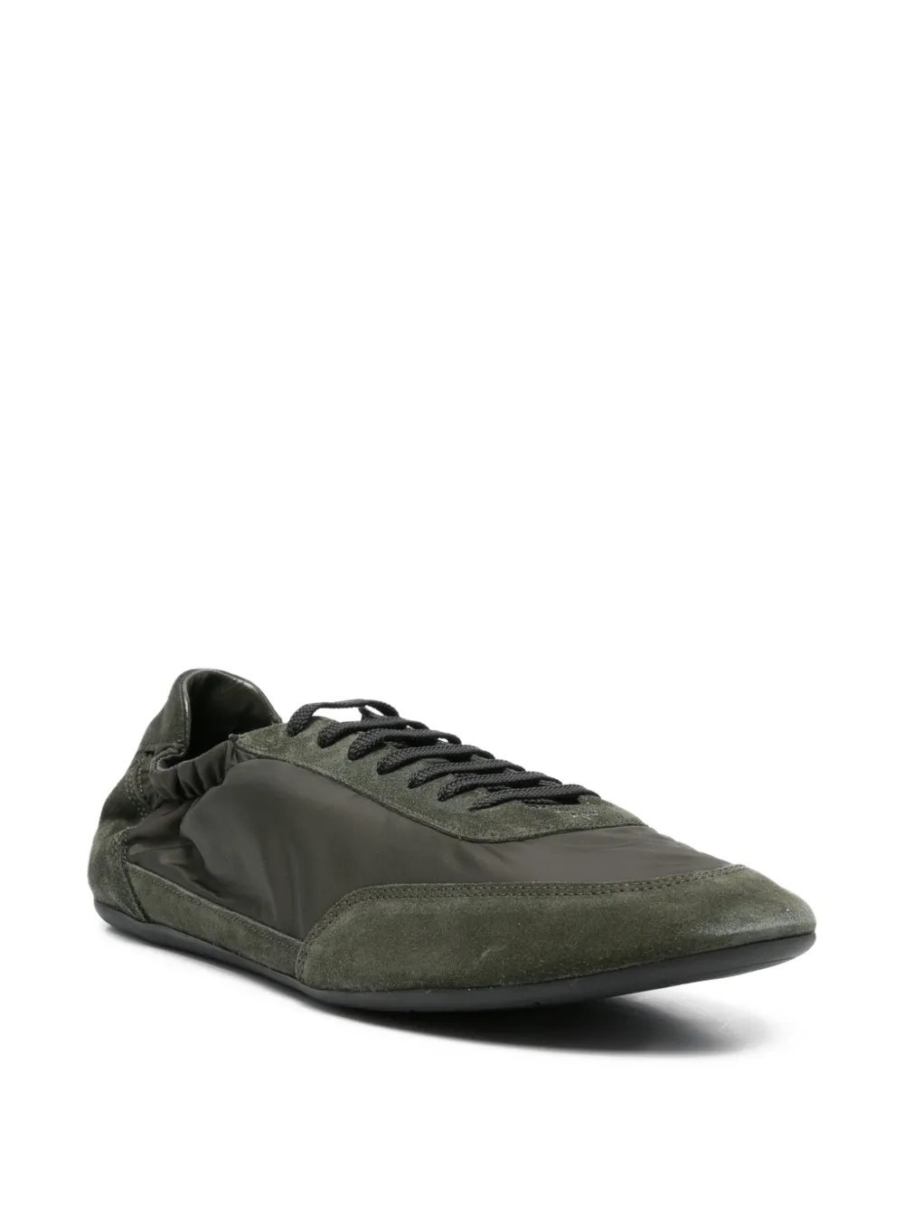 Prada ruched sneakers Groen