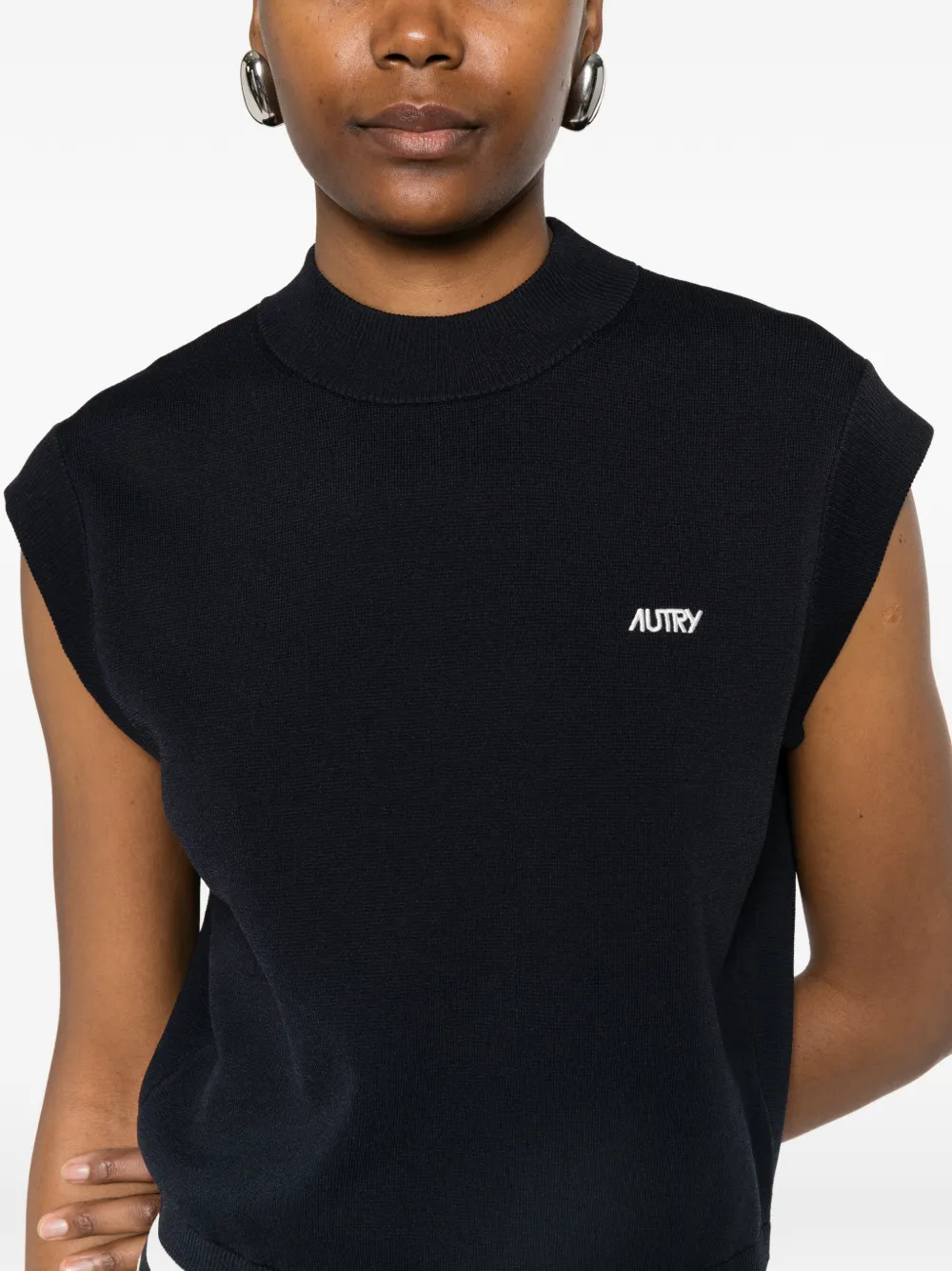 Autry Top met streepdetails Blauw