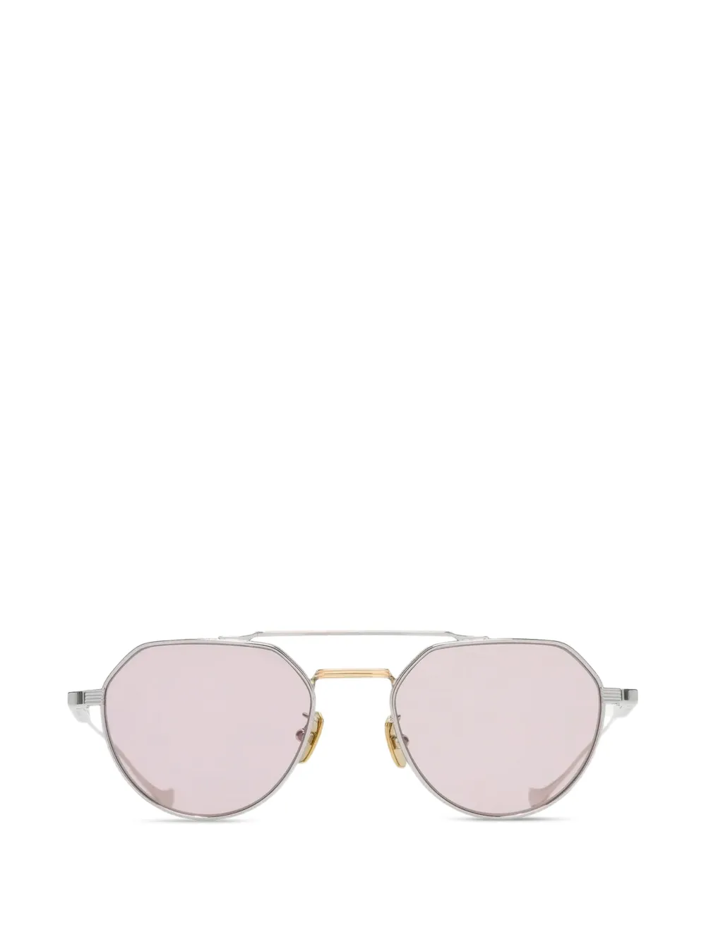 Cutler & Gross geometric-frame sunglasses - Argento