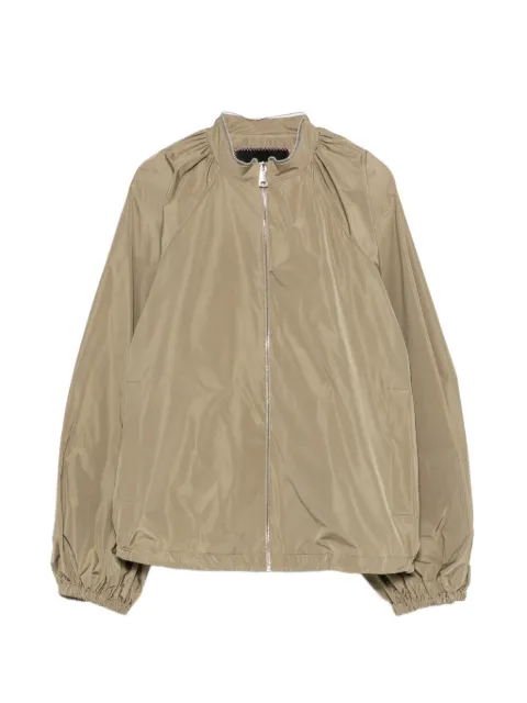 Fabiana Filippi gathered full-zip jacket