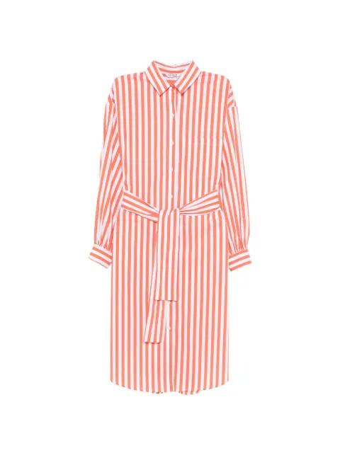 Caliban vestido midi con rayas estampadas